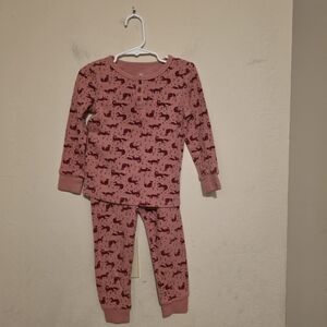 Dip fox thermal set pants and shirt size 4T